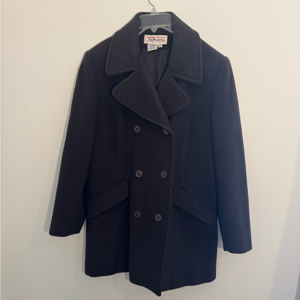 Talbots wool pea coat